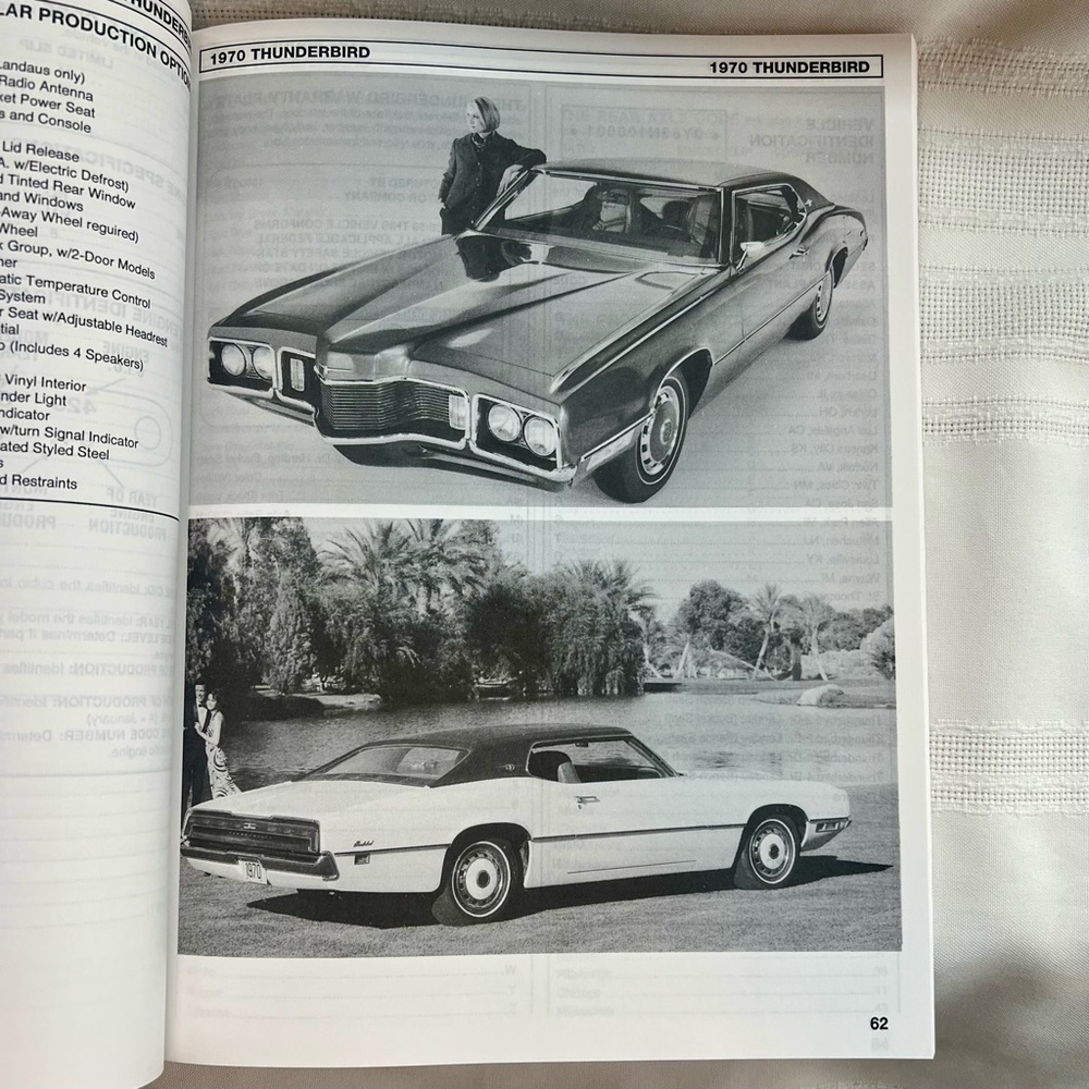 Thunderbird ID Numbers,1955-93 Cars & Parts Magazine Matching Numbers Series EUC - Picture 10 of 14